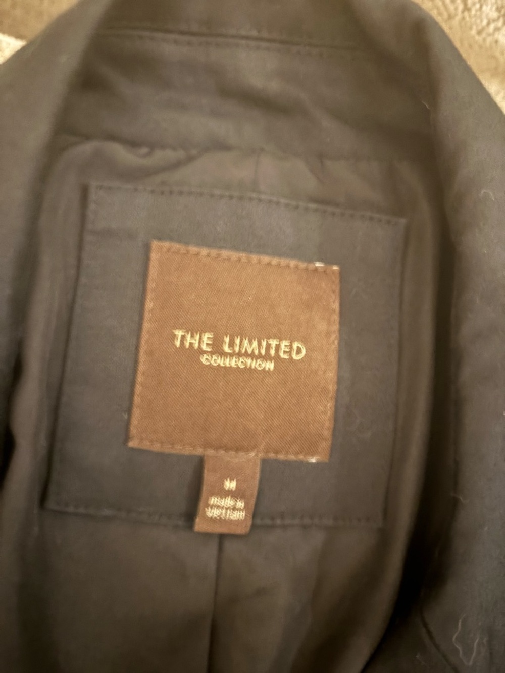 ✨THE LIMITED Black One-Button Blazer Jacket - Size 8✨ - Picture 4 of 4